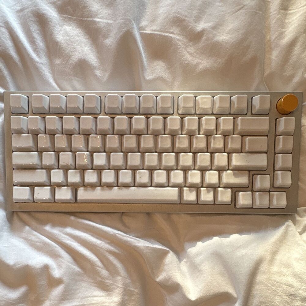 Glorious GMMK Pro Mechanical Keyboard  USB C Custom Ceramic Keycaps Panda Switch